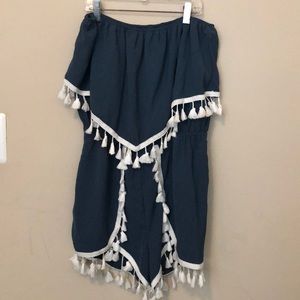 Jack by B.B. Dakota Faith Fringe Trim Romper